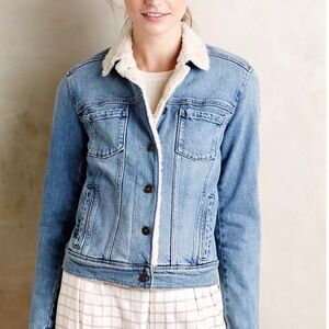 Paige Sherpa Jean jacket